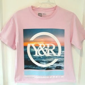 Young & Reckless Pink Crop Top Y&R Shirt